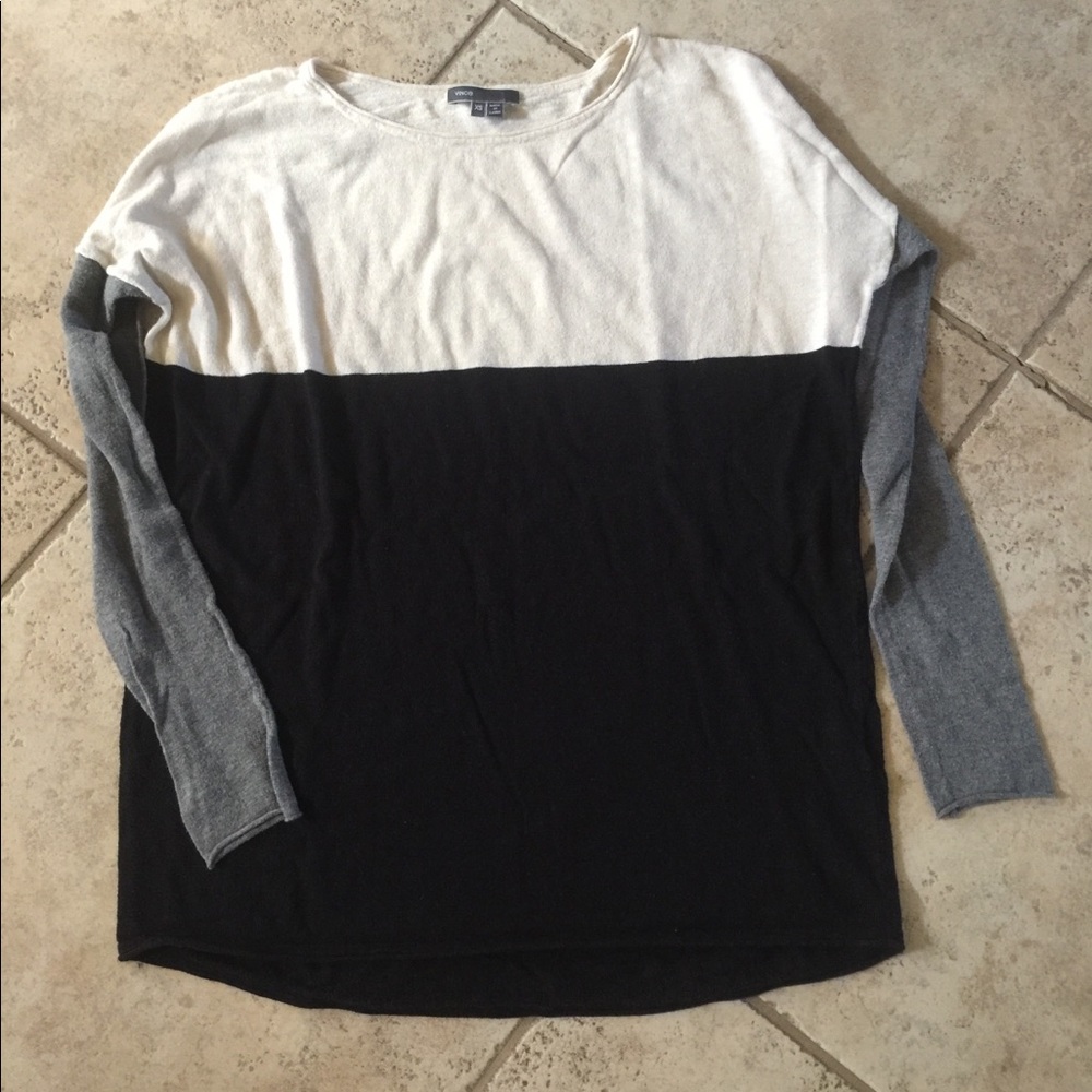 Vince Color Block Sweater Xs - image 1